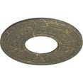 thumbnail image 3 of 29 3/8"OD x 11 5/8"ID x 1 1/8"P Anthony Ceiling Medallion (Fits Canopies up to 11 5/8"), Hand-Painted Witch Hazel Crackle, 3 of 6