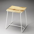 thumbnail image 1 of Beaumont Lane Tabouret 21" en Blanc, 1 of 2