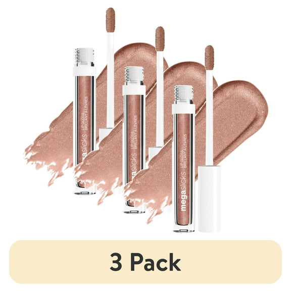 (3 pack) wet n wild Mega Slicks Lip Gloss - Bronzed Berry