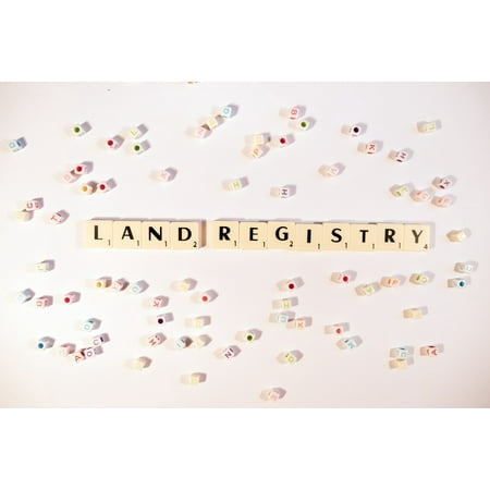 canvas print property scrabble land registry terminology stretched canvas 10 x (Best Registry Repair Windows 10)