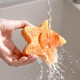 thumbnail image 4 of Qonix Dishwashing Sponge with Suction Cup, Scouring Pad for Kitchen, Dishwashing Cloth, Household Cleaning Rag, Non-Slip Sponge for Dish Scrubbing and Cleaning, 4 of 6