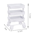 thumbnail image 6 of shenmeida Kitchen Model Small Storage Rack Simulation Trolley Mini Trolley Floor Shelf For Micro Landscape, 6 of 8