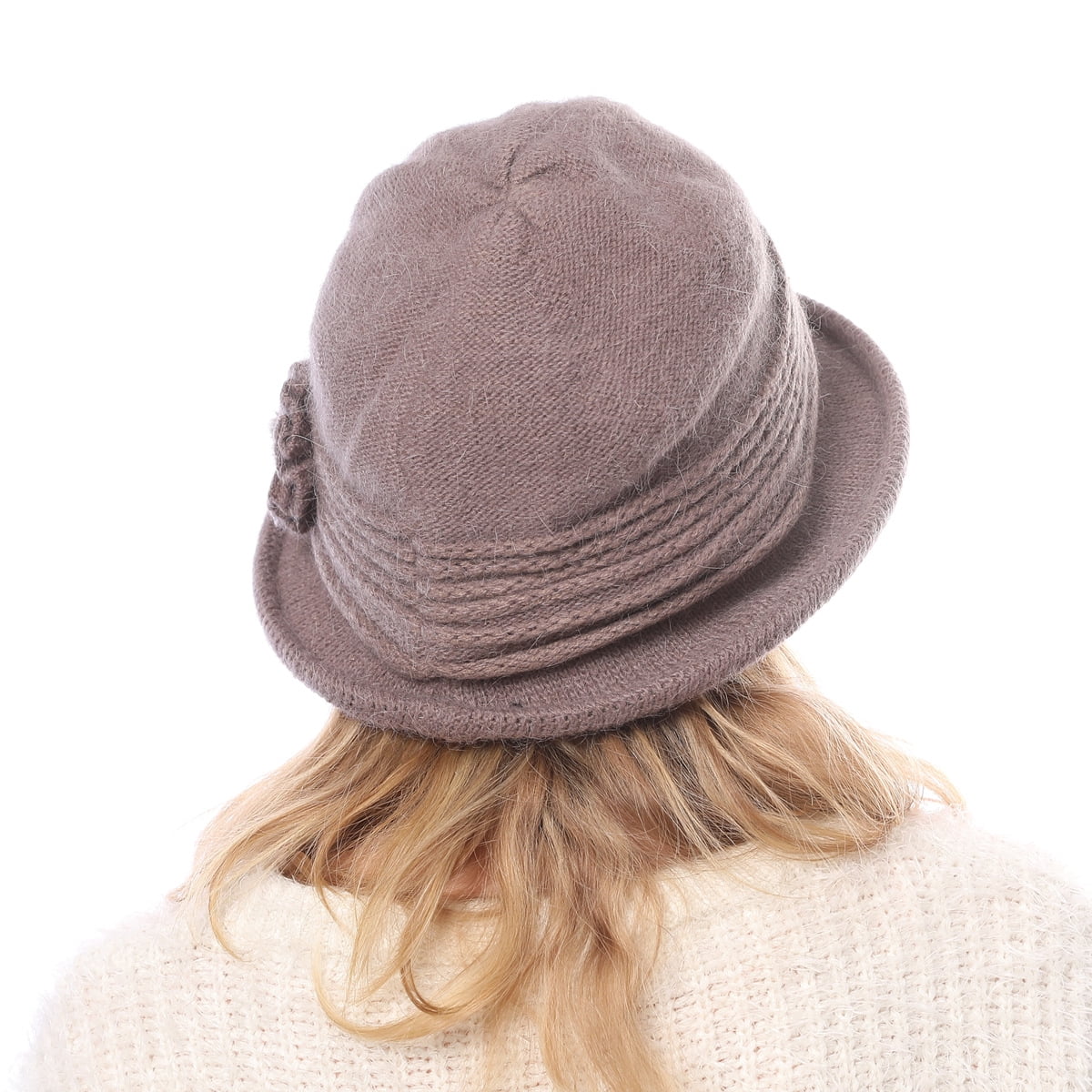 70% Acrylic 30% Cony Hair Cotton Winter Bucket Hat Vintage 1920s Style Team bucket hat or plushie? main image 3