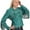 Turquoise, variant on Womens Beaded Fringe Conchos Boar Suede Jacket Black XXL