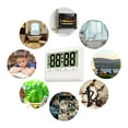 thumbnail image 2 of LCD Digital Alarm Clock Timer Large Time Manual Countdown for Cooking Shower Study Stopwatch Kitchen, 2 of 8