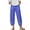 *Purple, variant on VBVC Women's Cotton-Linen Cropped Pants,Crochet Lace Trim Trousers For Women,Ladies Tulip Hem Boho Casual Pants with Pockets,Army Green,S-3XL