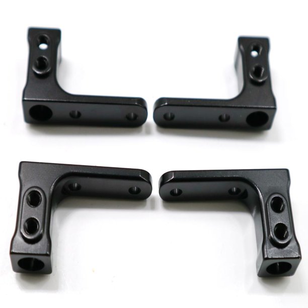 Vogacara RCGOFFLOW-montaje de pedales para coche teledirigido, pieza de coche teledirigido mecanizado CNC, soporte para pedales teledirigidos Kits de construcción modelo Negro