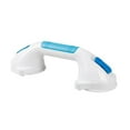 thumbnail image 2 of PCP Multi-Positional 180° Suction Grip Bathtub & Shower Handle with Color Lock Indicators, White, Blue/White, 2 of 18