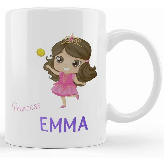 Kids Mug, Princess Kids Cup, Custom Coffee Cup, Princess Mug, Plastic Mug, Bpa Free, Birthday Gift For Girls, Stocking Stuffer, Ceramic Novelty Coffee Mug, Tea Cup, Gift Pre