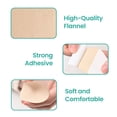 thumbnail image 5 of Welnove Moleskin Adhesive Pads, Blister Bandages - for Blister, Callus & Bunion Prevention, 32 Sheets, Beige, 5 of 7