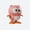 Pink, variant on Blue Blue Wind Up Jumping Owl Toy For Kids Clockwork Running And Moving Plastic Cute Animal Toy