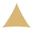 thumbnail image 1 of CSChome Voile d'Ombrage Protection UV Bon Pare-Soleil Imperméable Coupe-Vent Résistant aux Intempéries Triangle Usage Intensif Jardin, 1 of 7