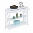 thumbnail image 3 of Ring 1 Drawer Console Table, White, 3 of 6
