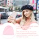 thumbnail image 5 of Beanie Hat Minnieouse Gorros para adultos Color sólido Rosa claro AP009244-18B, 5 of 6