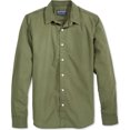 thumbnail image 1 of American Rag Solid LS Button Up Shirt para hombre, verde, mediano, 1 of 1