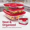 thumbnail image 2 of Rubbermaid EasyStore Medium Rectangle Containers, 18-Piece Set, Food Storage Containers, Food Storage Containers with Lids, 2 of 8