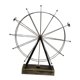 thumbnail image 5 of Adorno de rueda giratoria, centro de mesa decorativo moderno, estatuilla pequeña, escultura de Metal para decoración de sala de estar y pasillo, 5 of 8