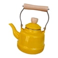 thumbnail image 2 of Elodie Enamel Tea Kettle 1.7L Heat Resistant Coffee Pot for Kitchen Household Party Yellow, 2 of 8
