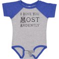 thumbnail image 3 of Inktastic I Love You Most Ardently Girls Baby Bodysuit, 3 of 5
