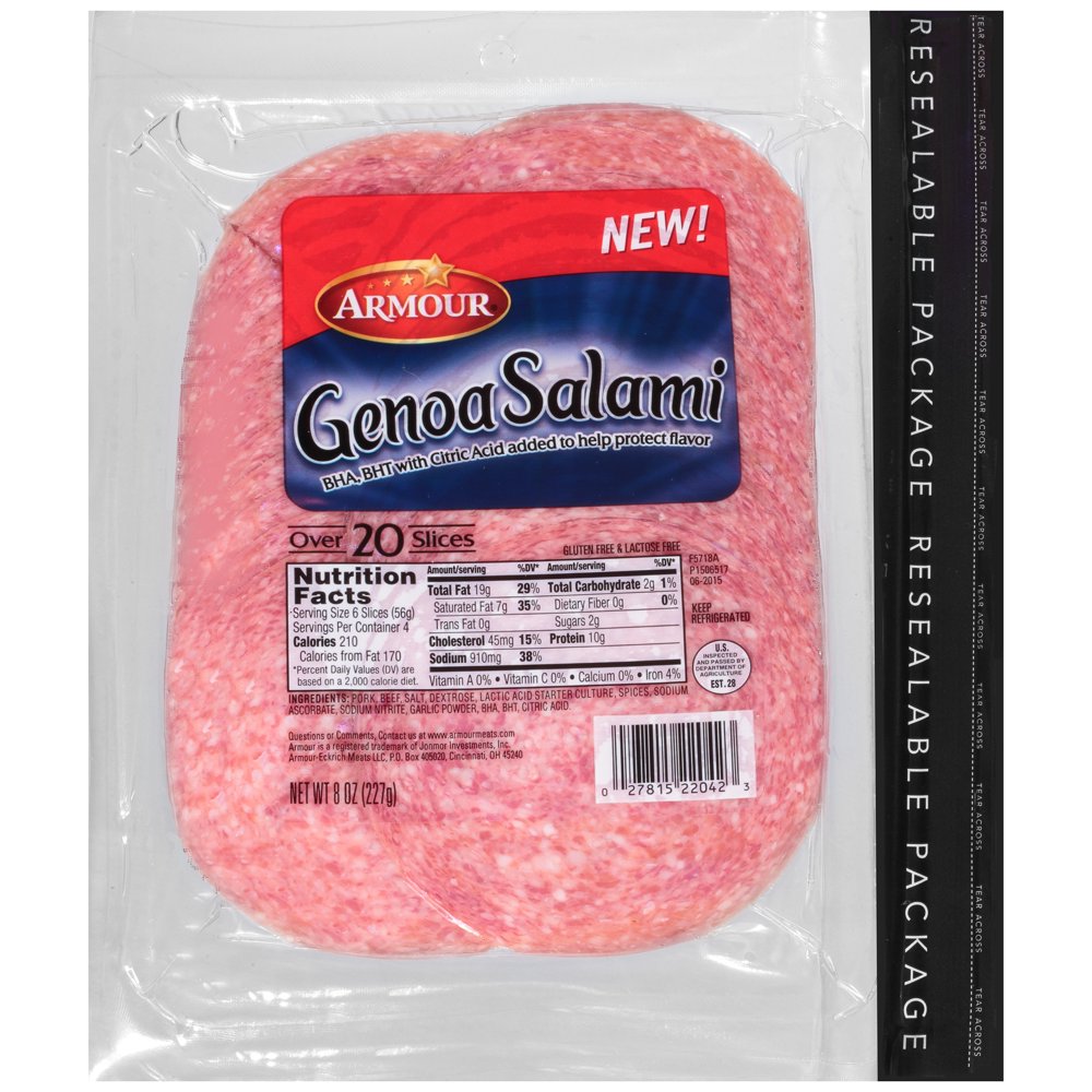 Armour Genoa Salami, 8 Oz.