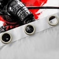 thumbnail image 4 of Castle Fairy Oriental Samurai Curtains Pack of 2 (42x84 Each),Sakura Curtains Blackout, 4 of 6