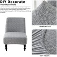 thumbnail image 2 of Armless Chair Slipcover Removable Armless Chair Cover Printed Armless Accent Chair Covers Washable Slipper Chair Slipcovers Furniture Protector Covers for Extra Large Armless Accent Chair, 2 of 7