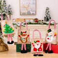 thumbnail image 2 of Bolsa de regalo de dulces de Navidad para niños, muñeco de nieve, alce, Papá Noel, decoración navideña, regalo de Feliz Año Nuevo, 2024, 2 of 4