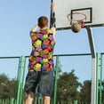 thumbnail image 5 of Sikiie Hawaiian Style Basketball Jersey Reversible Men's Mesh Athletic Sports Shirts Training Practice S-4XLMedium, 5 of 6