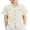 Beige, variant on Boys Short Sleeve Button Down Shirt Cotton Woven Casual Shirts with 2 Pockets for Kids