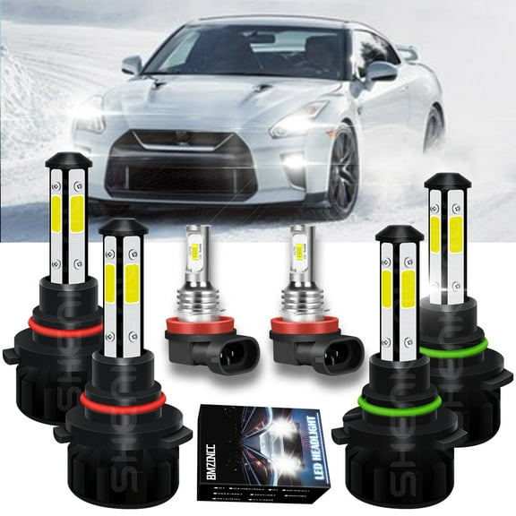 For Dodge Durango 2016-2020 LED Headlight High Low Fog Light Bulbs