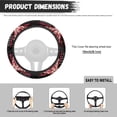thumbnail image 5 of Uorisanigo American Flag Print Car Steering Wheel Protector for Women Steering Wheel Cover for Women Comfortable Auto Wheel Cover with Elastic Edge Novelty Car Decor Gift for Mom, 5 of 8