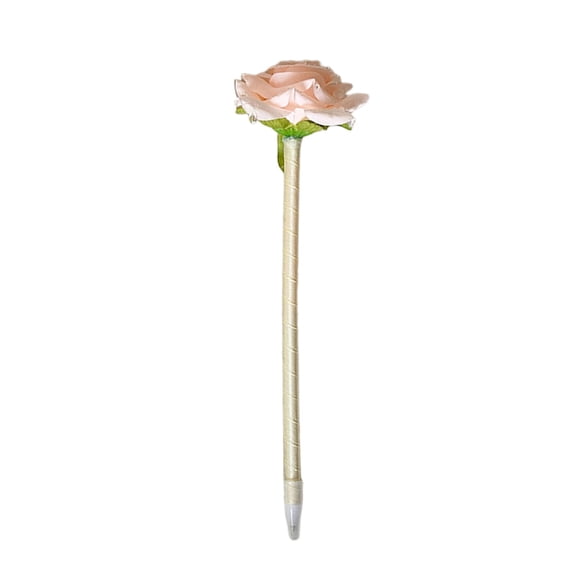 Summer Saving!Back_to_School Saving!School_Supplies!Under $1 dollars!Ballpoint Pens, Simulation Flower Ballpoint Pen y Gift Pen Festal Event Prop Pen Creatives Rose Shaped Pen 1ml, Rose Gold