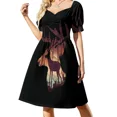 thumbnail image 2 of Vestido sin mangas de ciervo místico Vestidos casuales vestidos cortos vestidos de noche atrevidos para mujer Vestido, 2 of 7