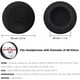 thumbnail image 2 of 12 almohadillas de espuma negras para auriculares de 50 mm, 2 of 5