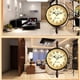 thumbnail image 2 of Reloj de pared Retro Bearachild Vintage redondeado Negro, 2 of 6