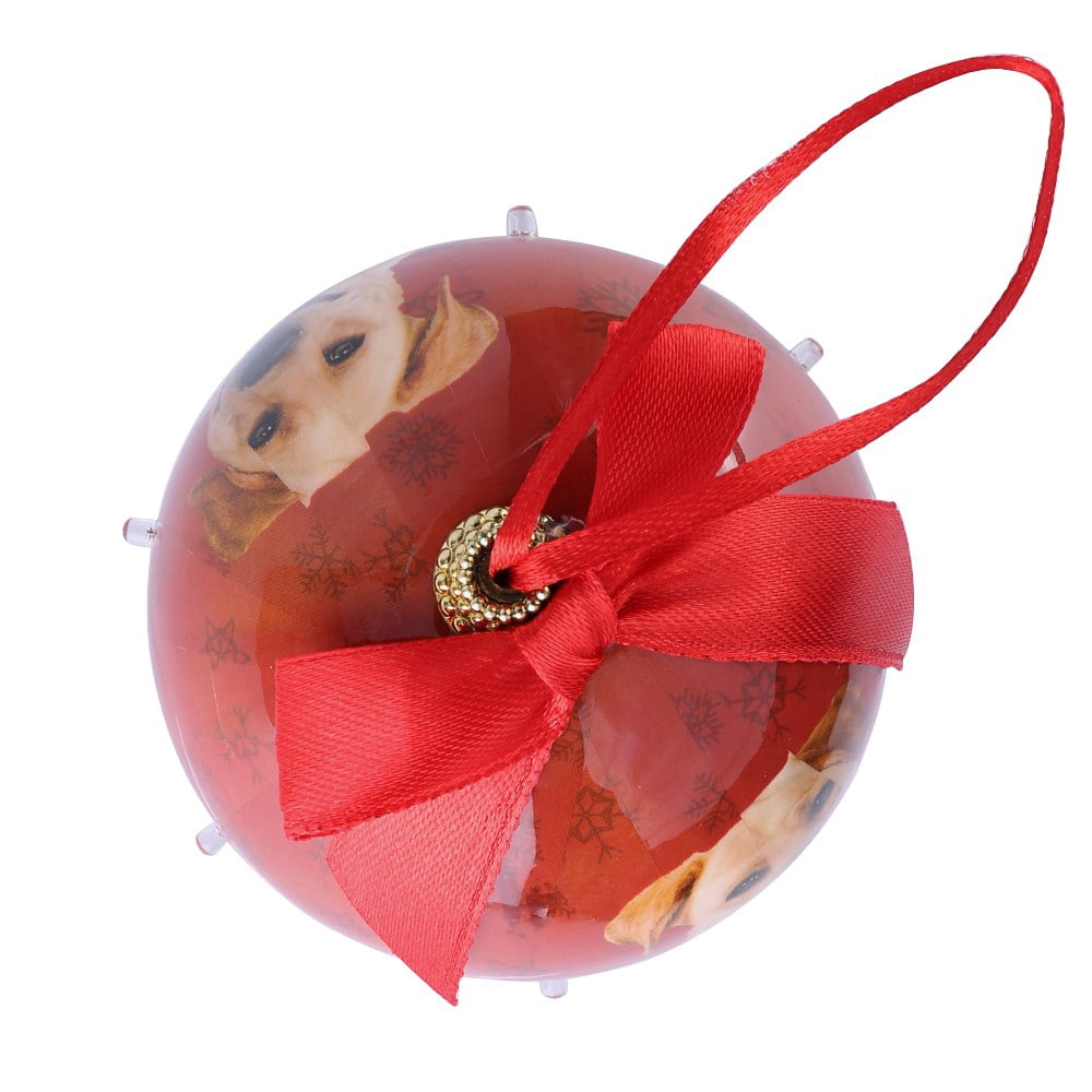 Dog Collection Twinkling Lights Christmas Ball Indoor Decorative Ornament