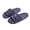 Dark Blue-A, variant on Shower Shoes for Men Thick Soled EVA Quick Drying Lightweight Non Slip Open-toe Breathable Bathroom Slippers Gray-A