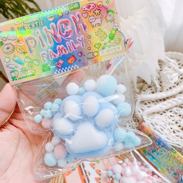 Isvgxsz Clearance Stress Relief Kneading Paw, Kneading Stress Relief Toys , Kneading Stress Reducing Toys Blind Bag Kneading Fidget Sensory Decompression Toy Squishy Bun Kids Adult Gift