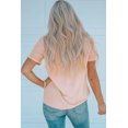 thumbnail image 1 of POGLIP T-Shirt Graphique à Col Rond Imprimé Fruits Rose pour Femmes, 1 of 6
