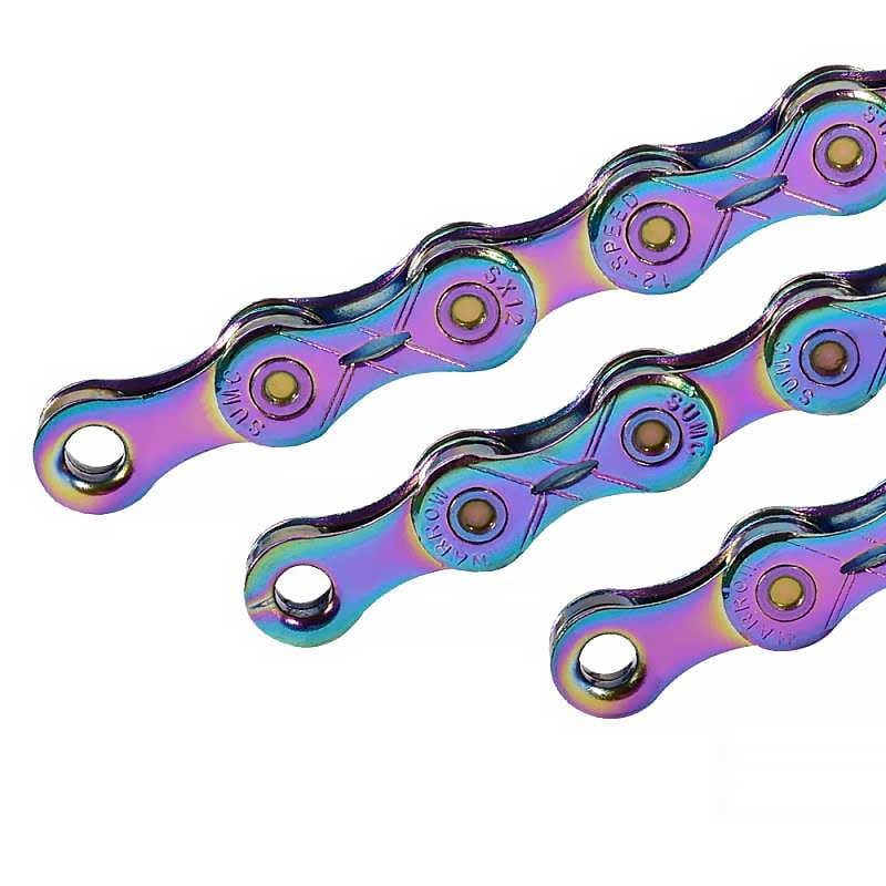 rainbow bike chain