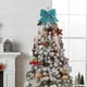 thumbnail image 1 of pstuiky Adorno navideño de Navidad con perlas de algodón, lazo dorado y polvo de oro. Caja de regalo con colgante para árbol de Navidad. Accesorios para manualidades., 1 of 6