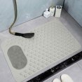 thumbnail image 5 of Mecorevxz Bathtub and Shower Mats, Extra Long Non-slip Bath Mat 27.16x14.17 Inch,Washable Bath Tub Mat with Suction Cups & Holes for Bathroom,Khaki, 5 of 9