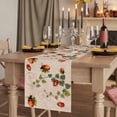 thumbnail image 2 of Table Runners 70 Inches Long Dress Scarves, Ladybugs Eucalyptus Leaves Farmhouse Coffee/Dining/Kitchen Table Decor, Holiday Table Runner, Spring Botanical Vintage 13x70 Inch, 2 of 9