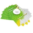 thumbnail image 2 of YFYANG Washable Heat-Resistant Placemats, 70% PVC/30% Polyester, Green Watercolor Art Kitchen Table Mat, 12" x 18" 1 Piece, 2 of 6