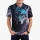 thumbnail image 1 of Fotbe Purple Sky Wolf Camiseta Polo de Golf para Hombre con Estampado – Camisa Deportiva Transpirable con Cuello Abotonado-Large, 1 of 6
