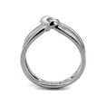 thumbnail image 3 of High Polished Solid Stainless Steel 316 Fashion Knot Ring Women's Size 6, 3 of 5