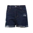 thumbnail image 3 of Youmylove Womens Jeans Shorts Summer Trendy Straight Leg Denim Jean Shorts Pants Fashtion Women Shorts Ripped Denim Short Pants Leisute Trendy Jorts, 3 of 4