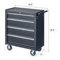 thumbnail image 5 of IVV 4-Drawer Rolling Tool Chest with Wheels, Tool Chest Cart with Locking System Tool Chest for Garage, Warehouse (Black), 5 of 6
