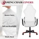 thumbnail image 3 of Fundas para Sillas de Juego, Funda Elástica para Silla de Oficina y Computadora con Fundas para Reposabrazos, Protector de Asiento Elástico para Silla de Oficina, Blanco, 3 of 7