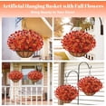 thumbnail image 6 of Yastouay Artificial Hanging Flowers Basket for Outdoors,24 Pcs Faux Plants with Baskets for Home Garden Porch Decor, 6 of 7